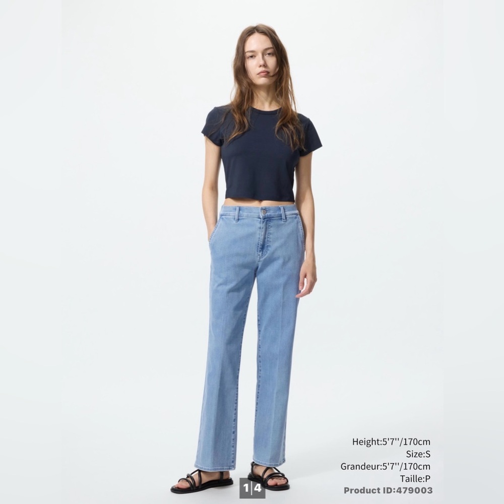Uniqlo Slim Flare Light Blue Women's Jeans